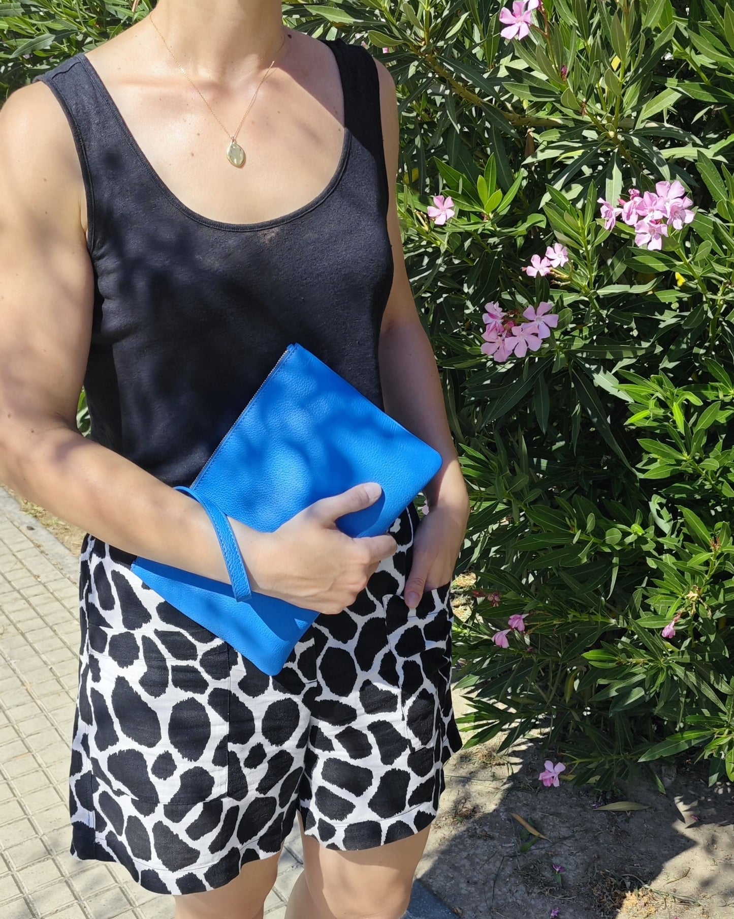 Bolso de Mano MARTA - Azul Capri