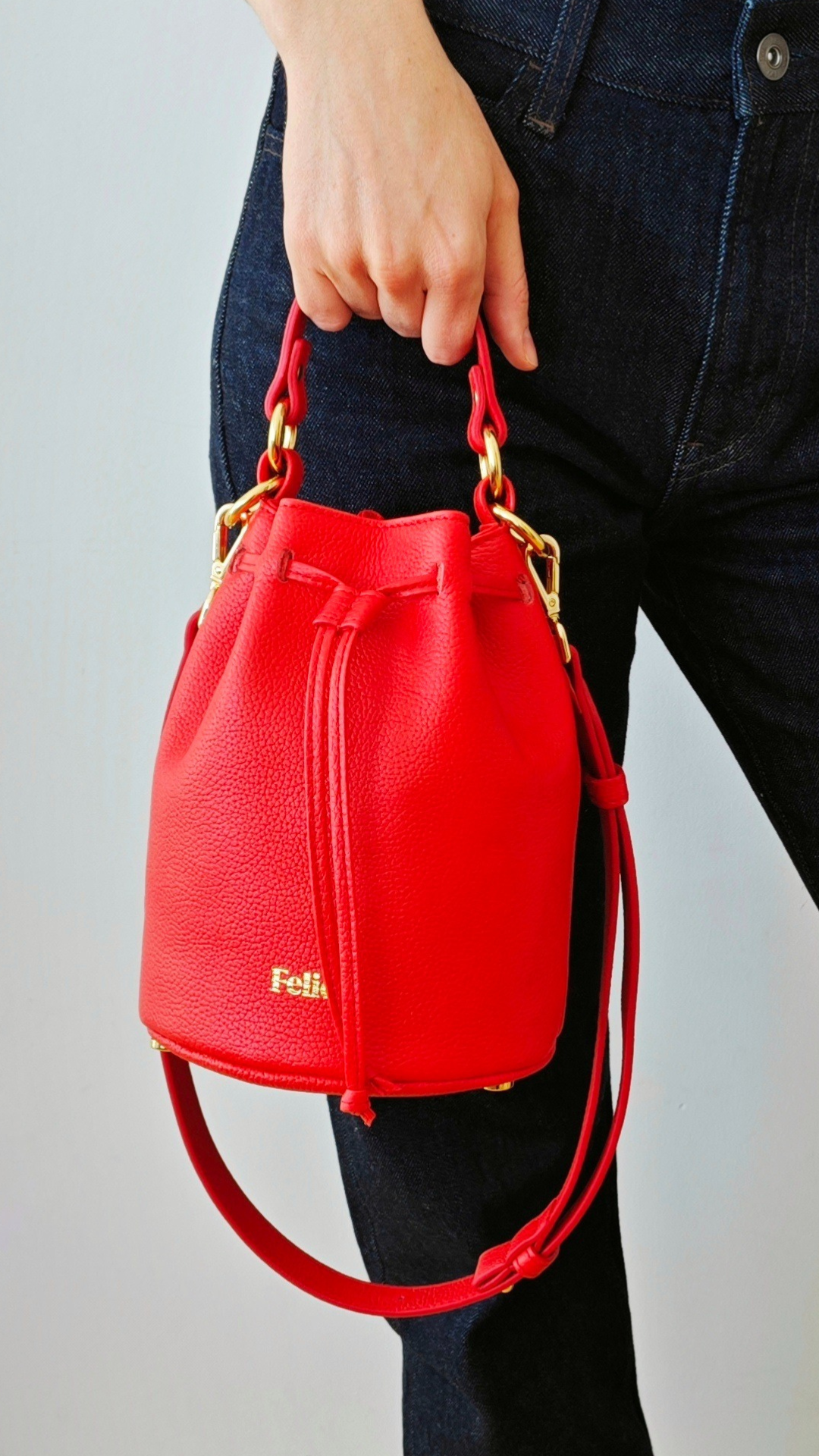 Bolso bombonera pequeña ISA - Rojo