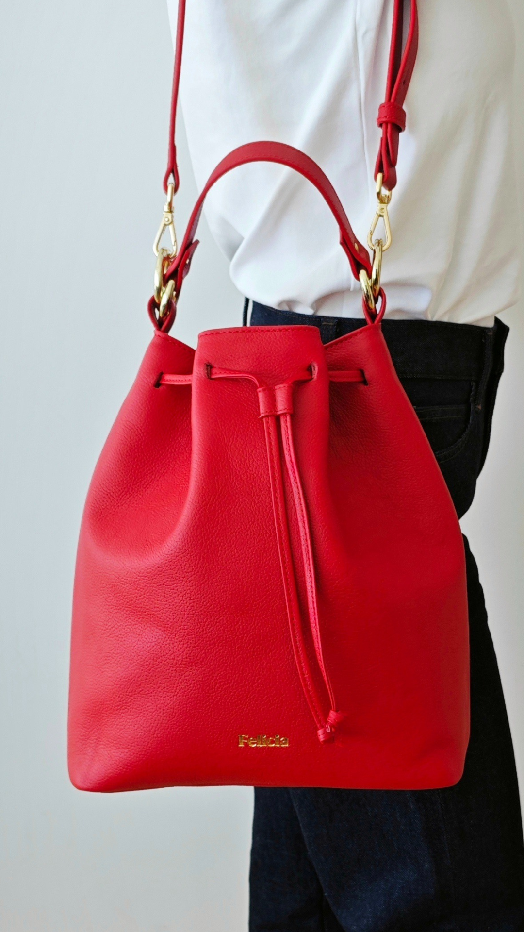 Bolso Bombonera CARLA - Rojo Pomodoro