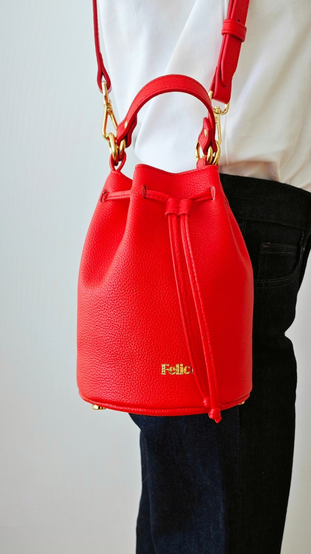 Bolso bombonera pequeña ISA - Rojo