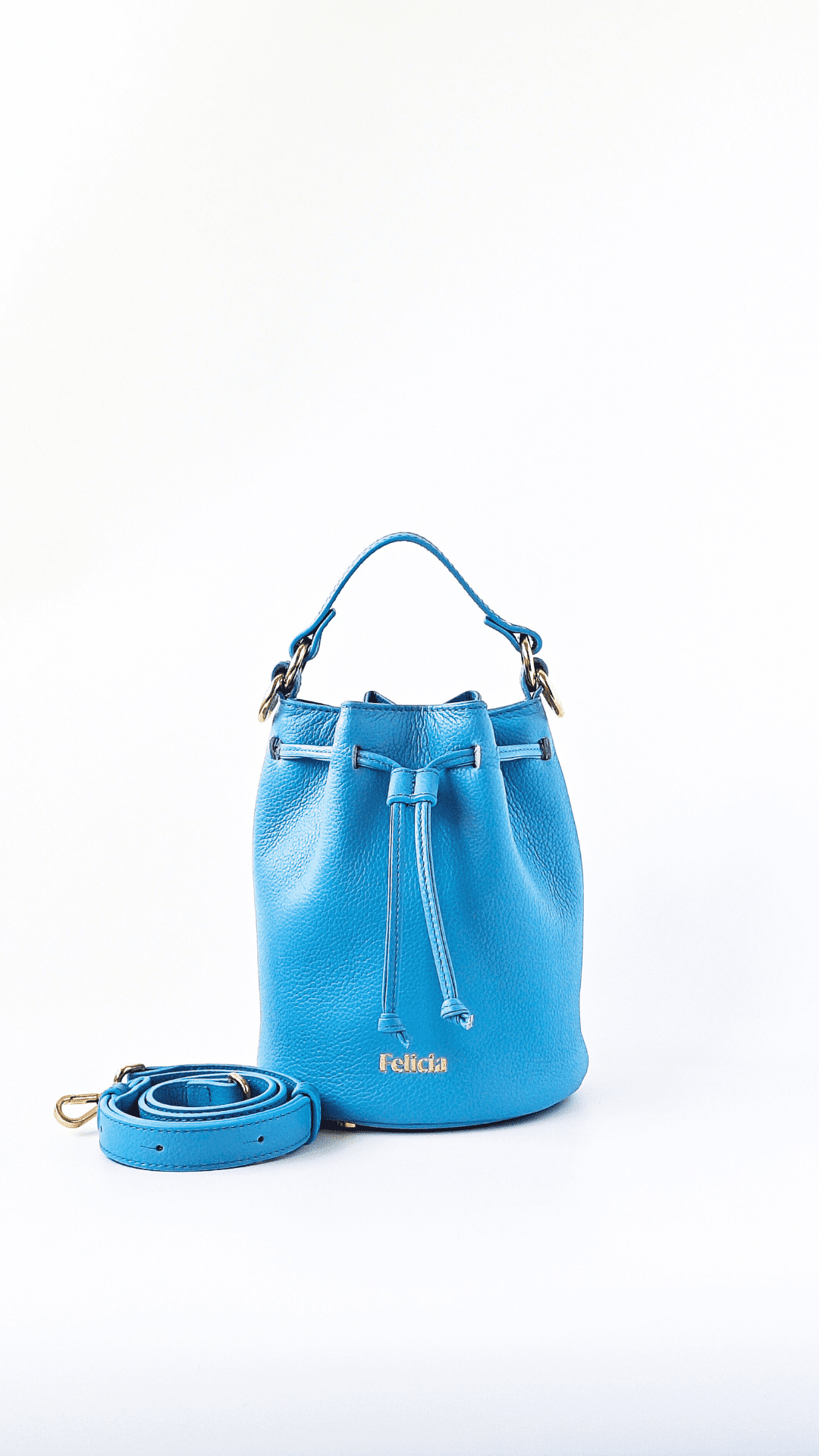 Bolso Bombonera pequeña ISA- Azul Cielo