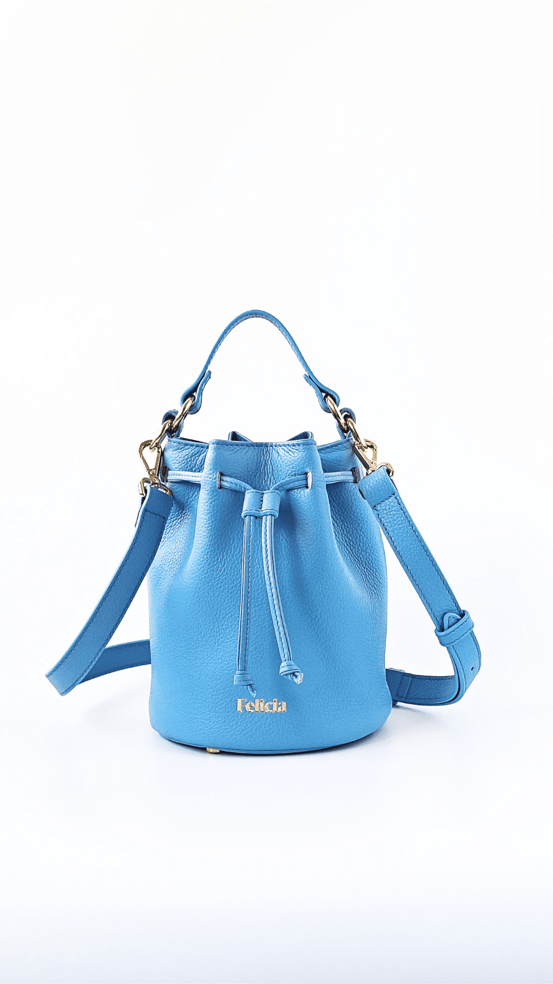 Bolso Bombonera pequeña ISA- Azul Cielo