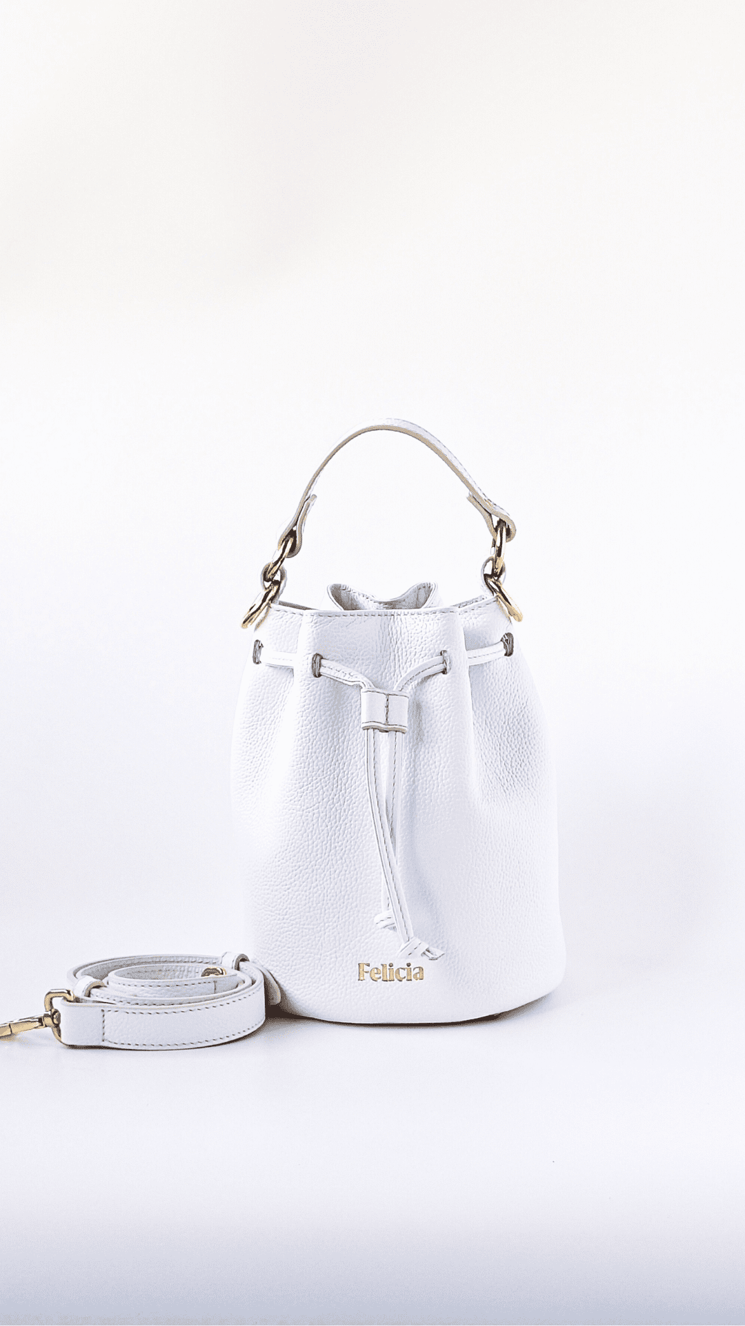 Bolso Bombonera pequeña ISA - Blanco