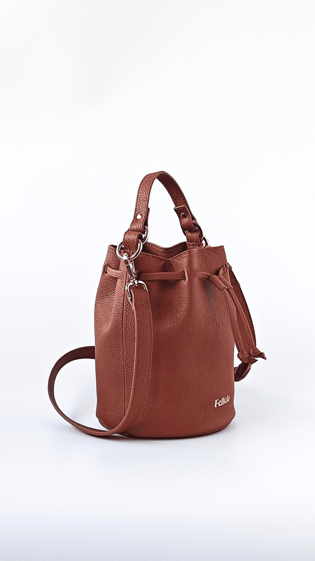 Bolso Bombonera pequeña ISA - Marrón York