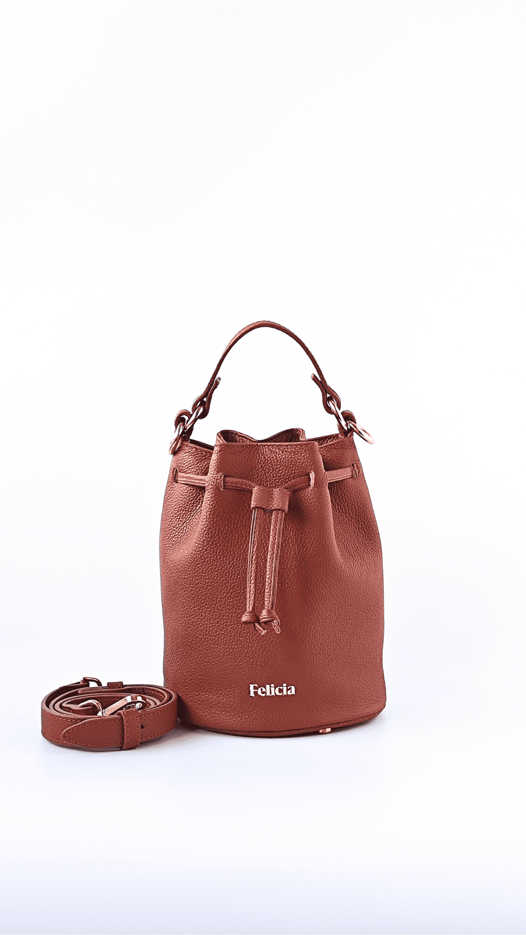 Bolso Bombonera pequeña ISA - Marrón York