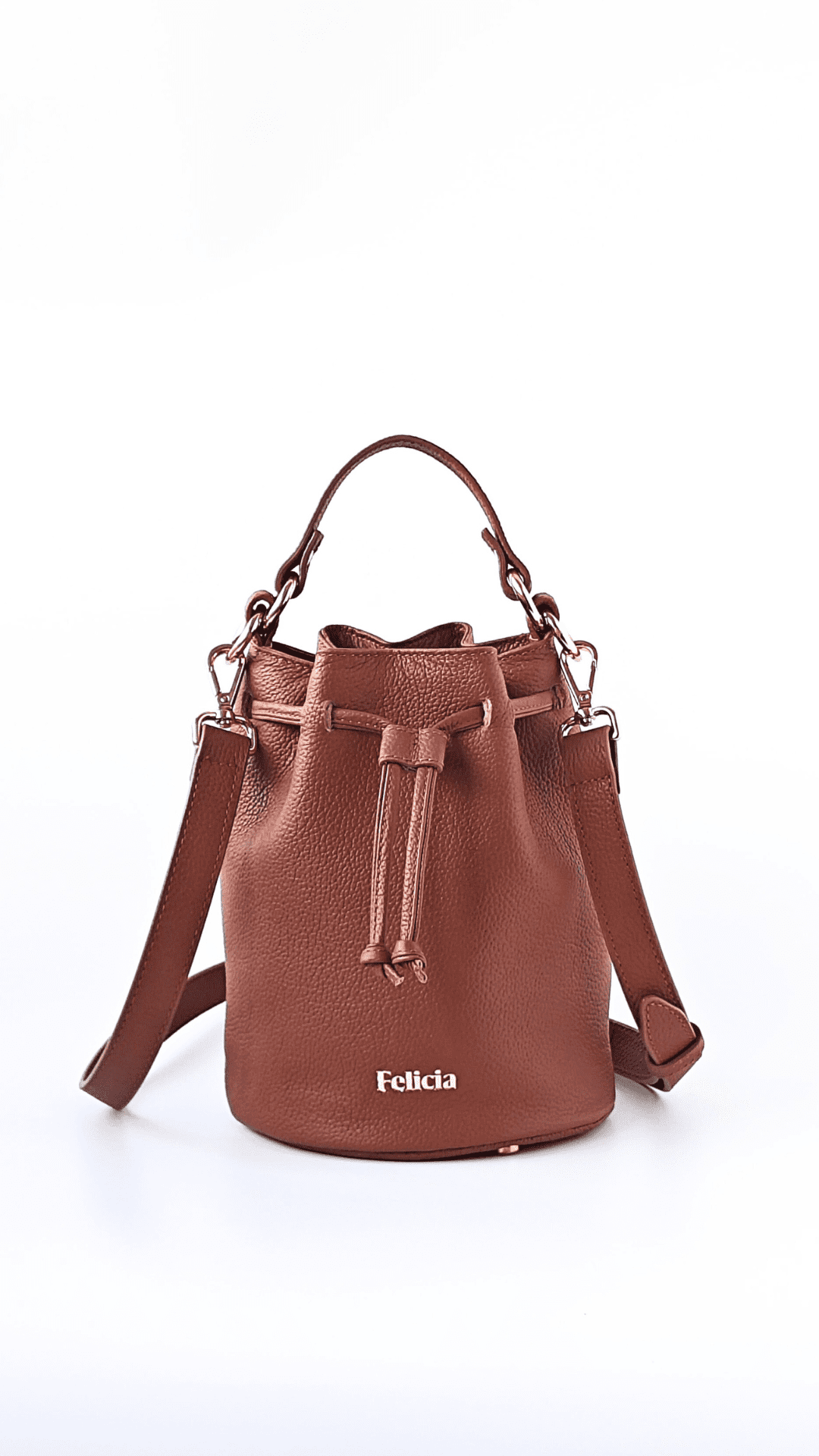 Bolso Bombonera pequeña ISA - Marrón York