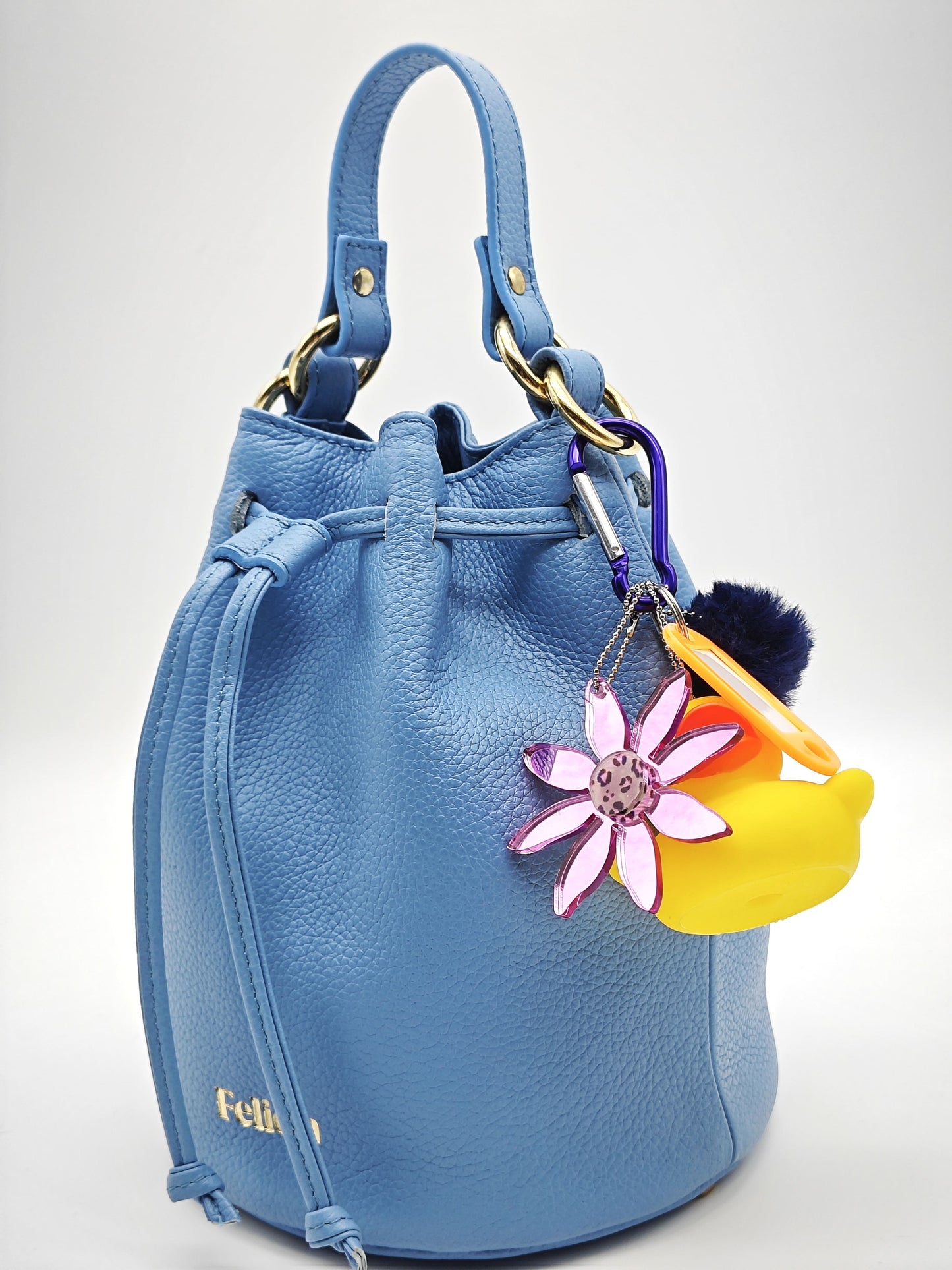 Charm Flor Rosa