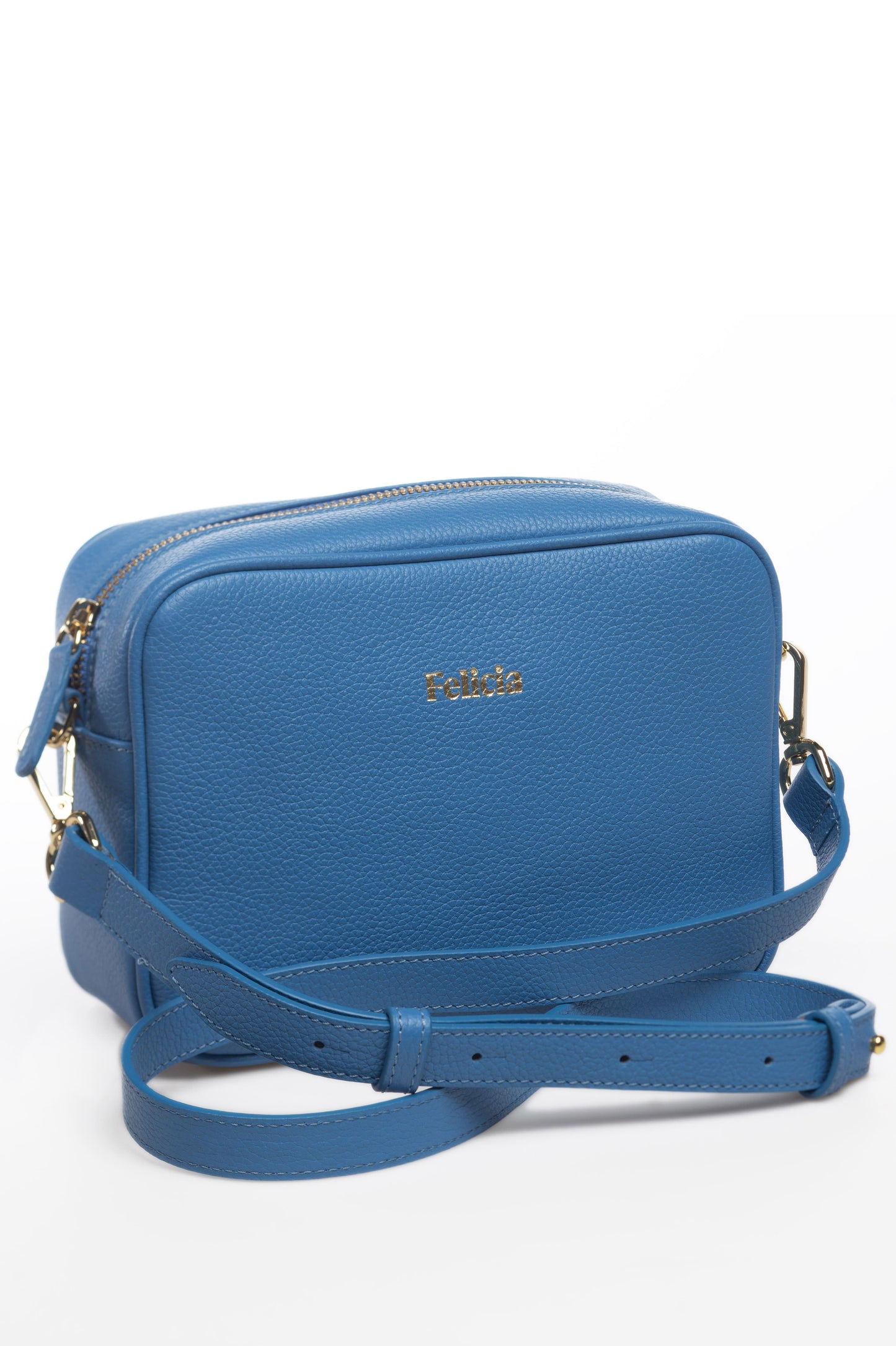 bolso bandolera azul