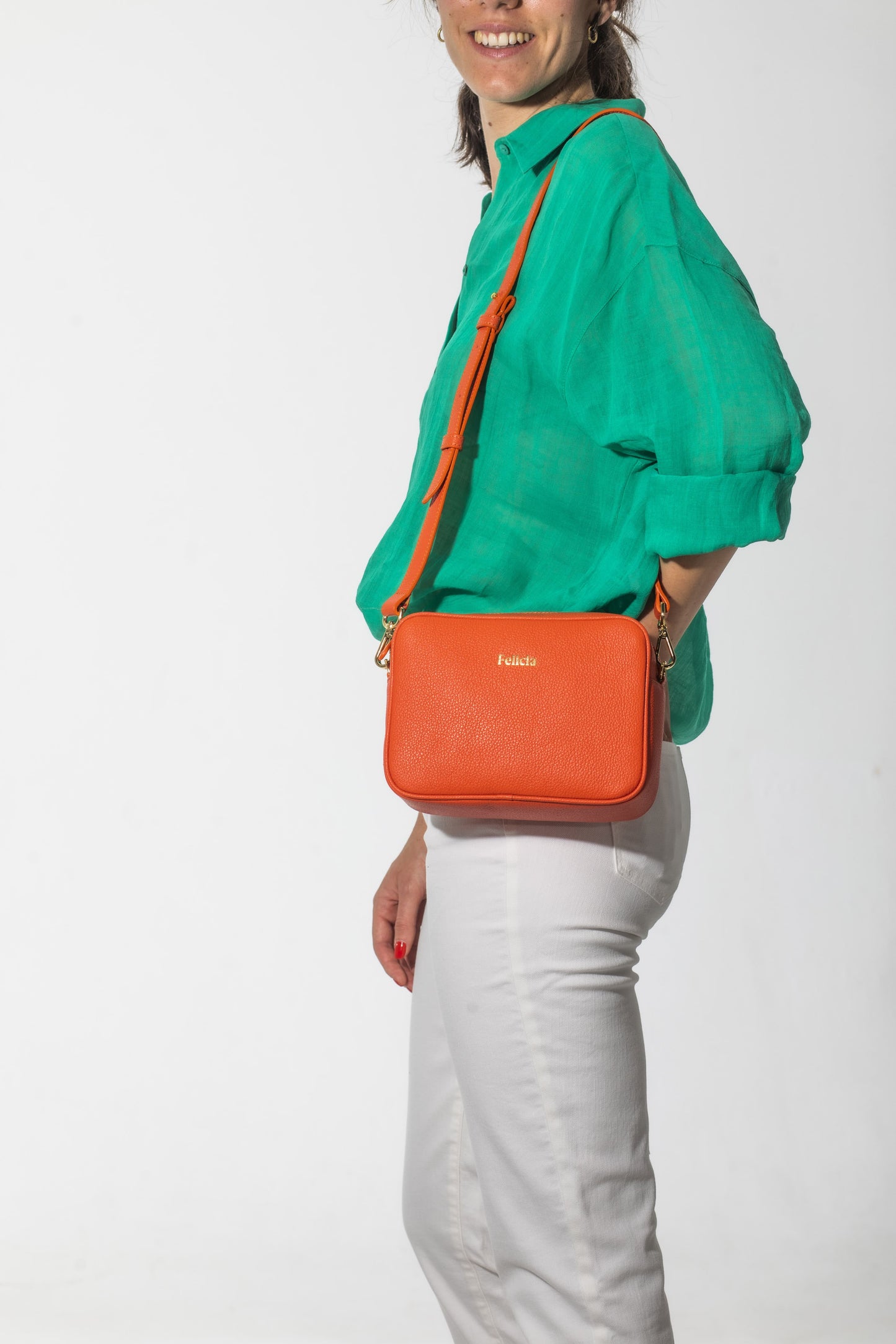 bolso bandolera naranja