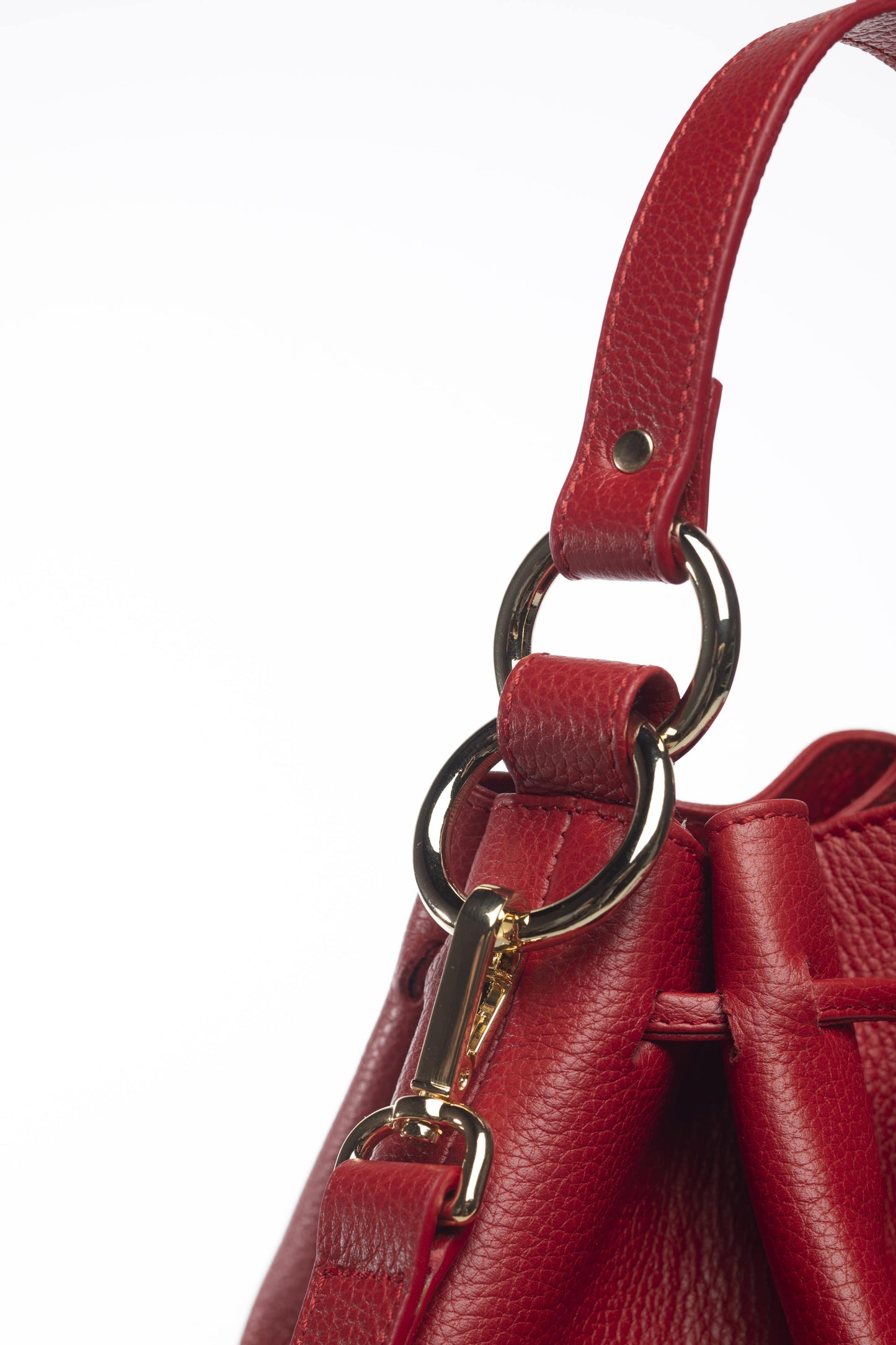 bolso bombonera rojo