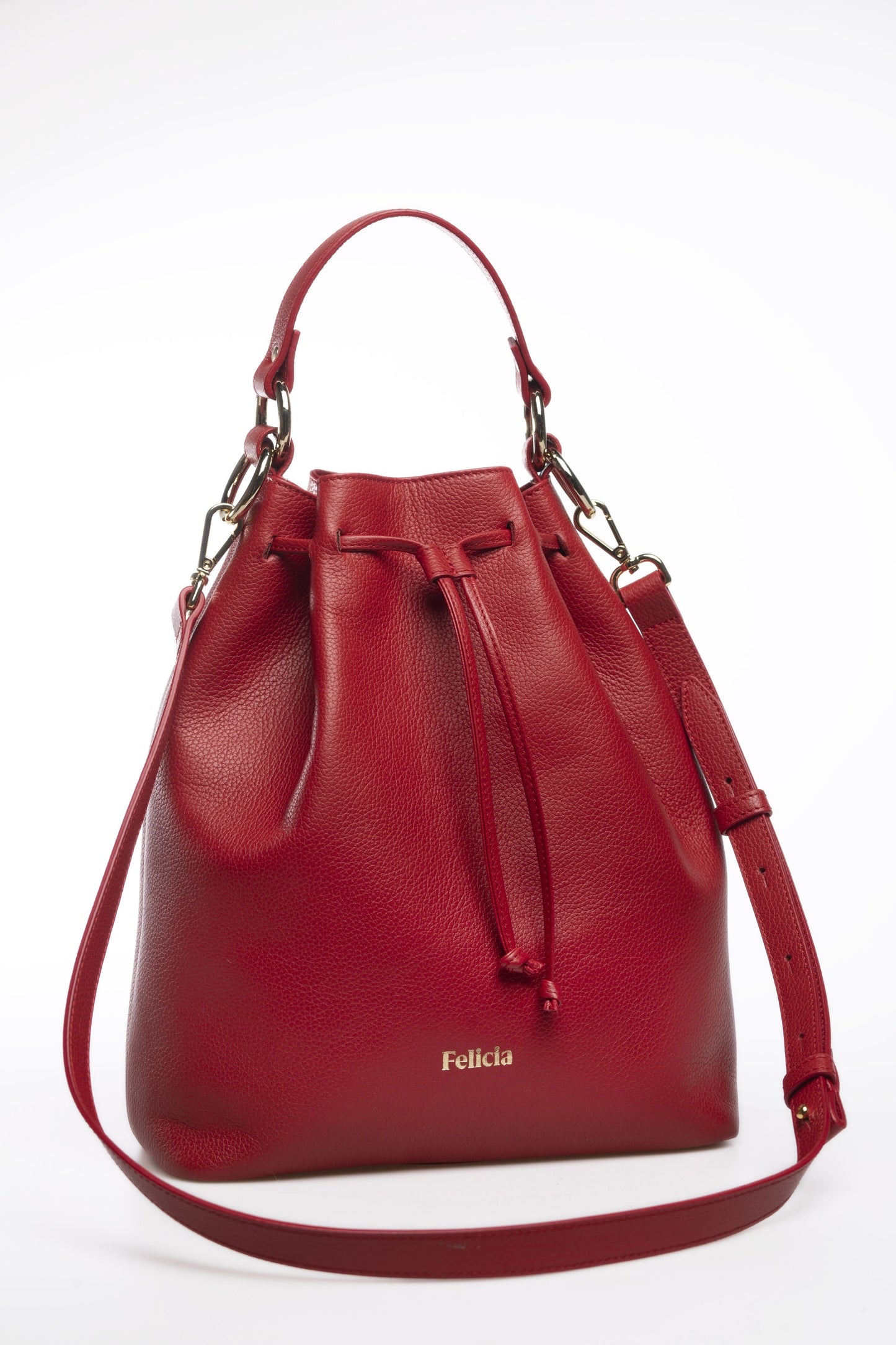 bolso bombonera rojo
