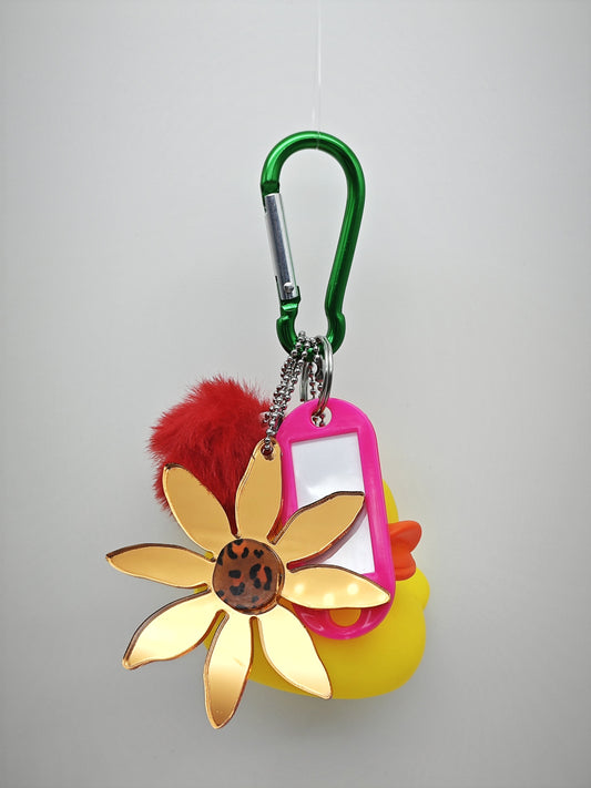 Orange Flower Charm