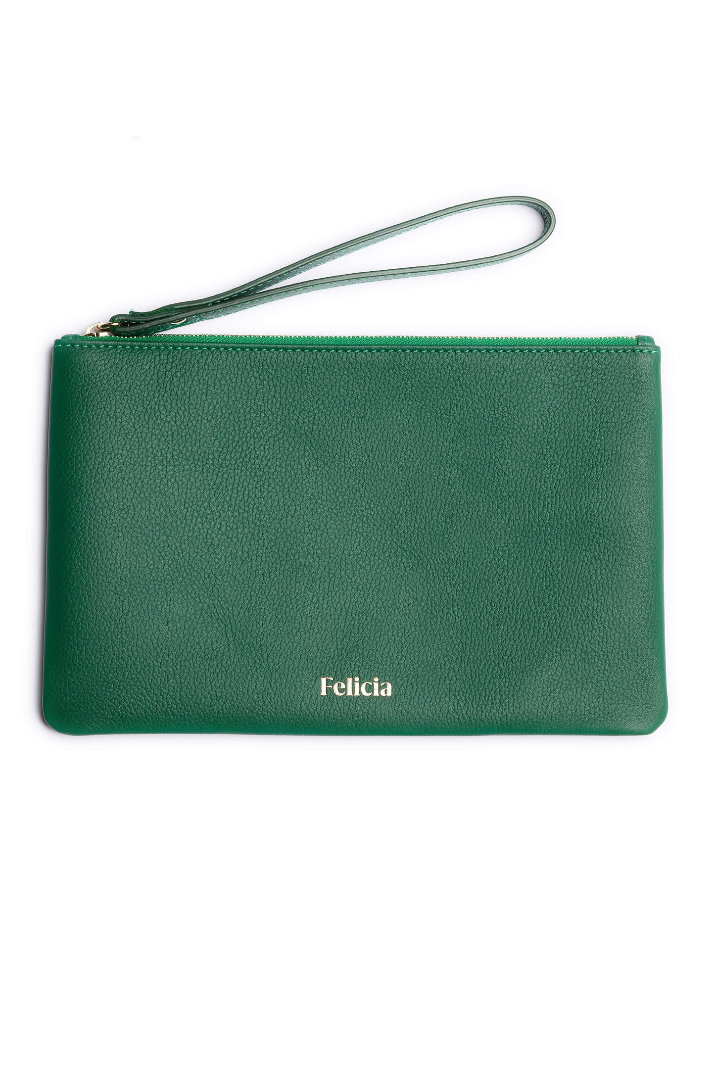 bolso mano verde